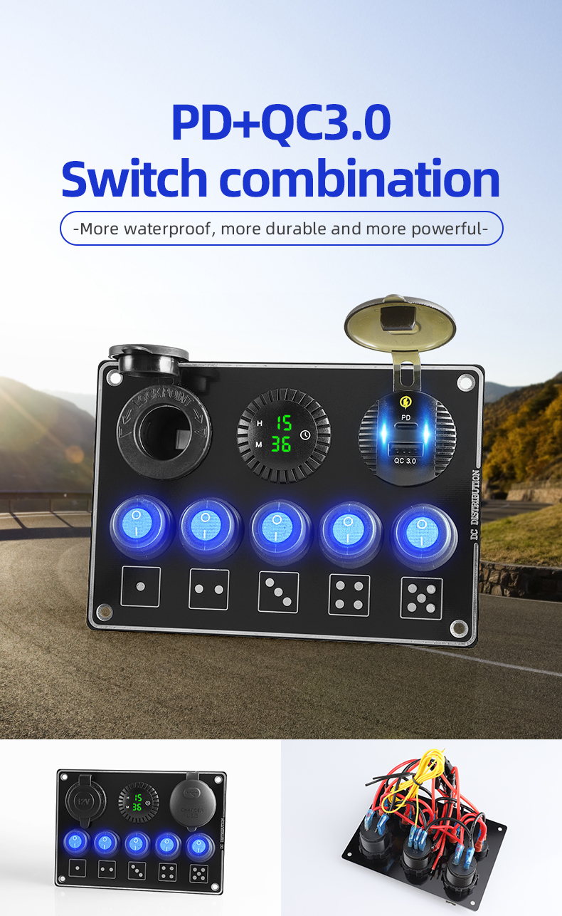 Auto switch panel