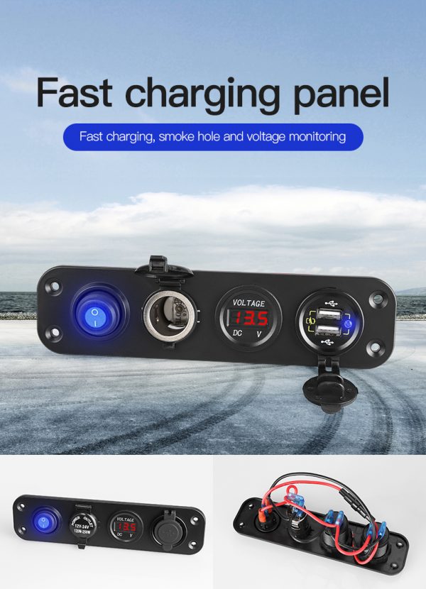 Dual usb car charger usb cigarette lighter