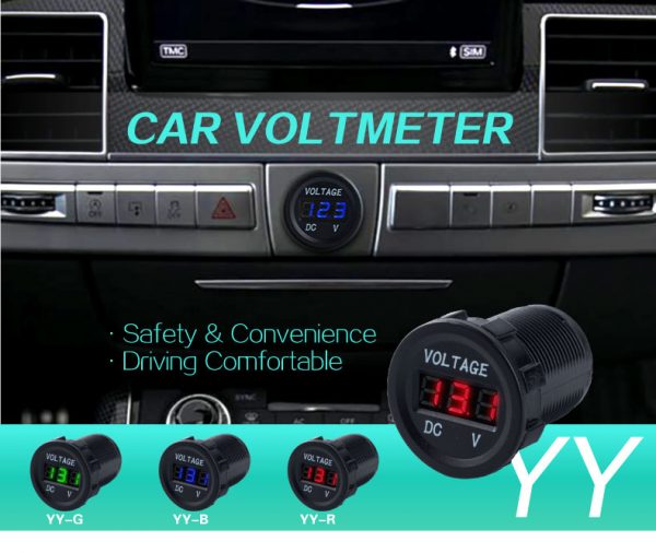 Voltmeter car battery