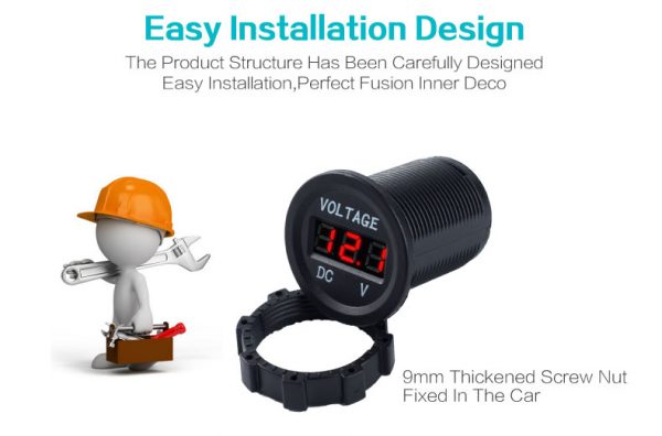 Voltmeter car battery