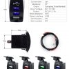 Square 12v usb car charger