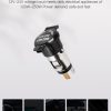 12v usb charger car cigarette lighter plug