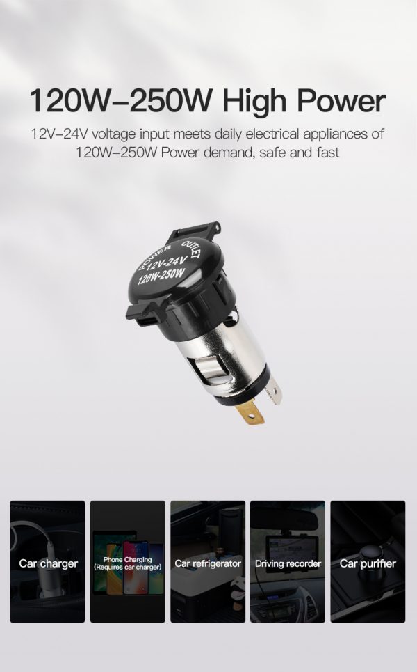 12v usb charger car cigarette lighter plug