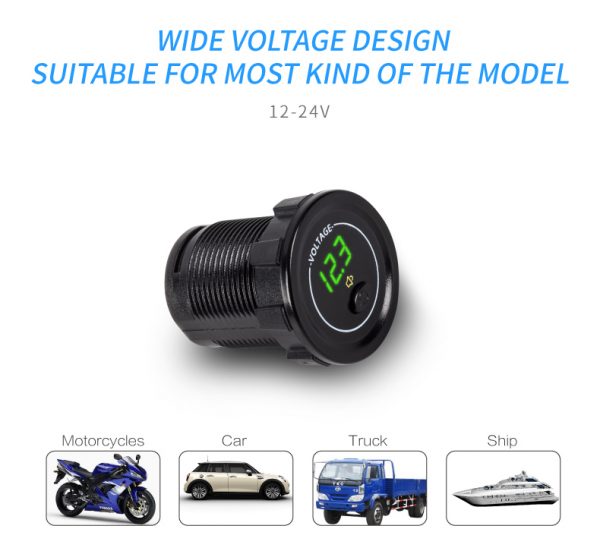 Car battery voltage