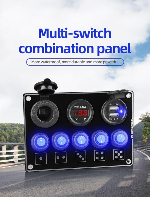 marine rocker switch panel