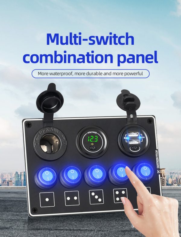 RV switch panel