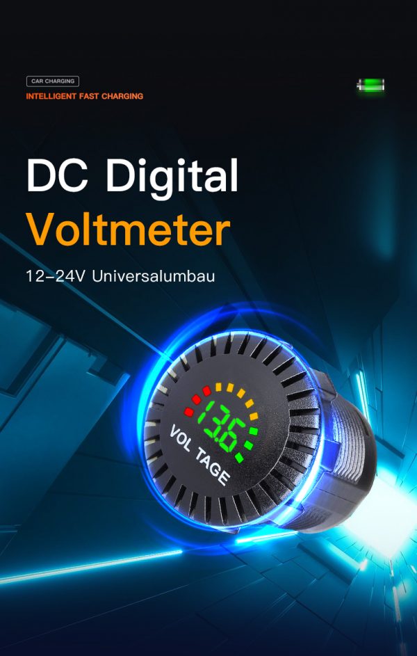 Car voltmeter