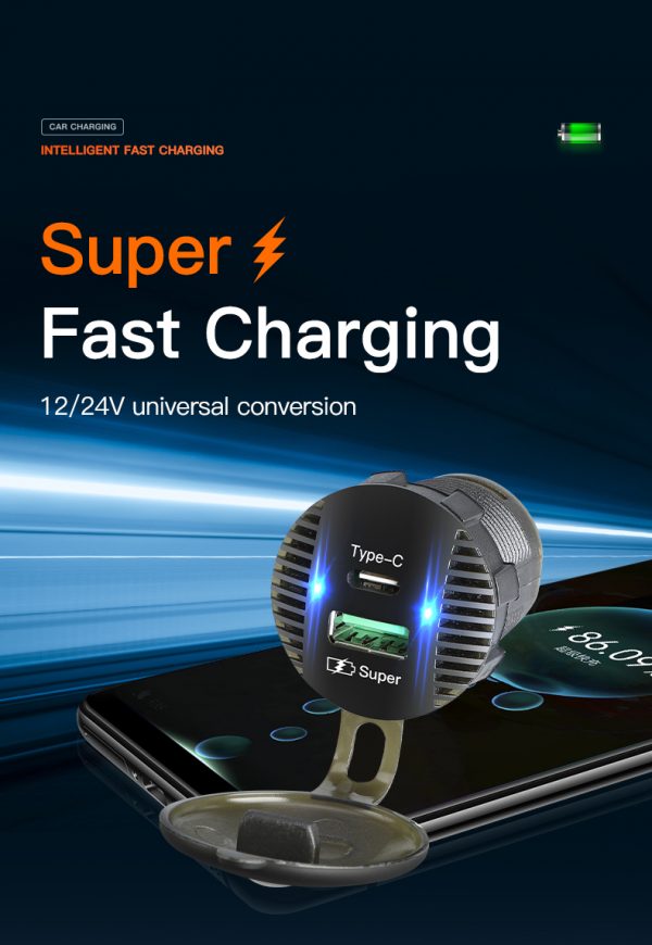 USB C car charger