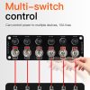 Push button marine switch panel