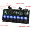 Camper van switch panel