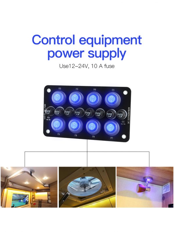 marine switch panel