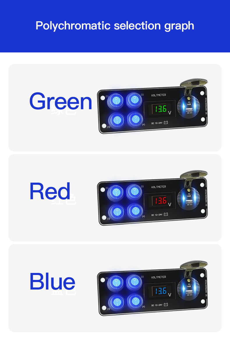 quickcar switch panel