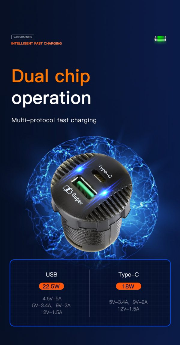 USB C car charger