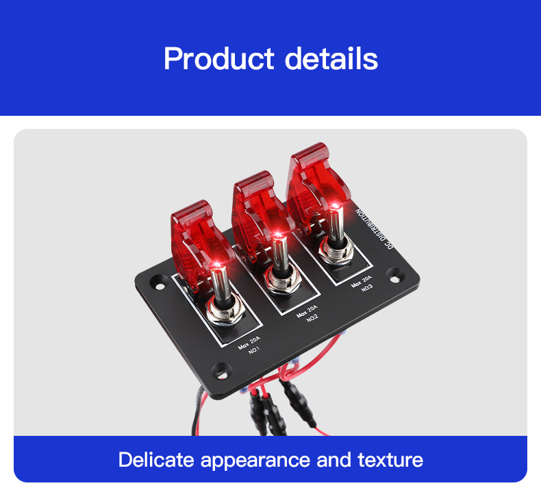 Switch panel for car