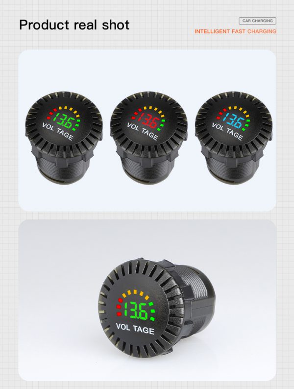 Car voltmeter