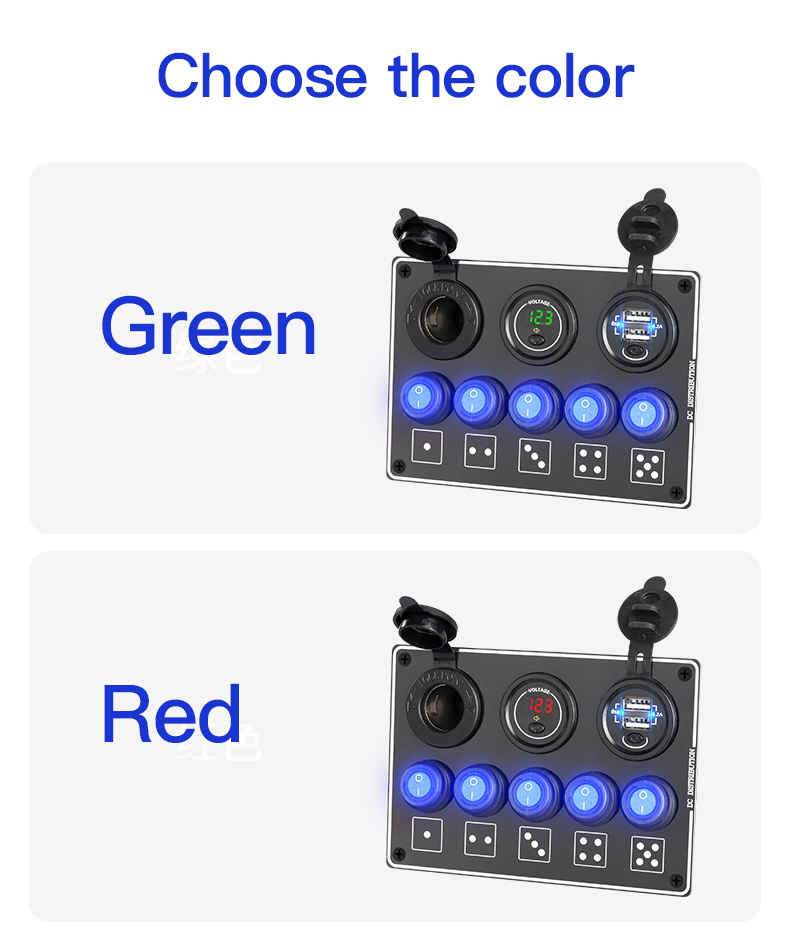 RV switch panel