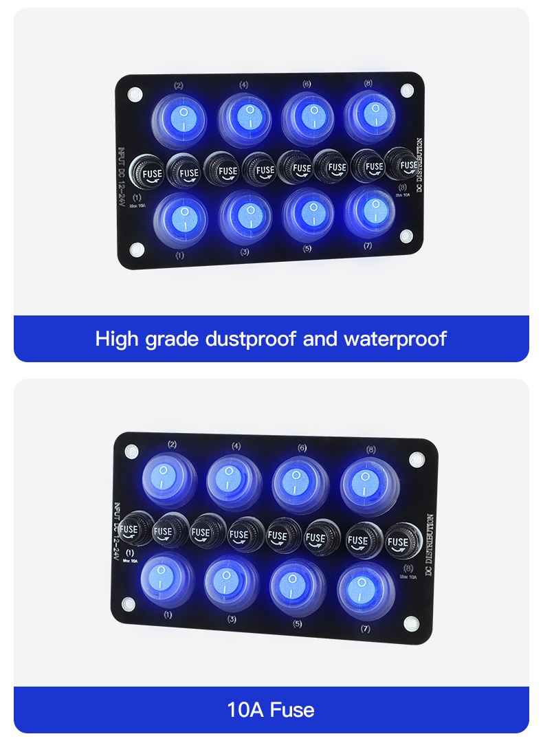 marine switch panel