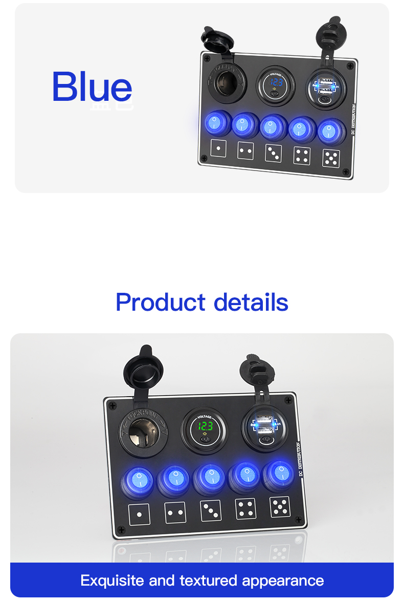 RV switch panel