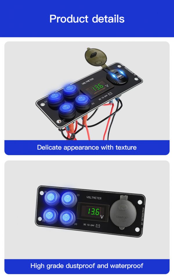 quickcar switch panel