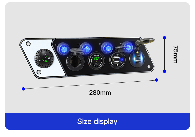 automotive switch panel