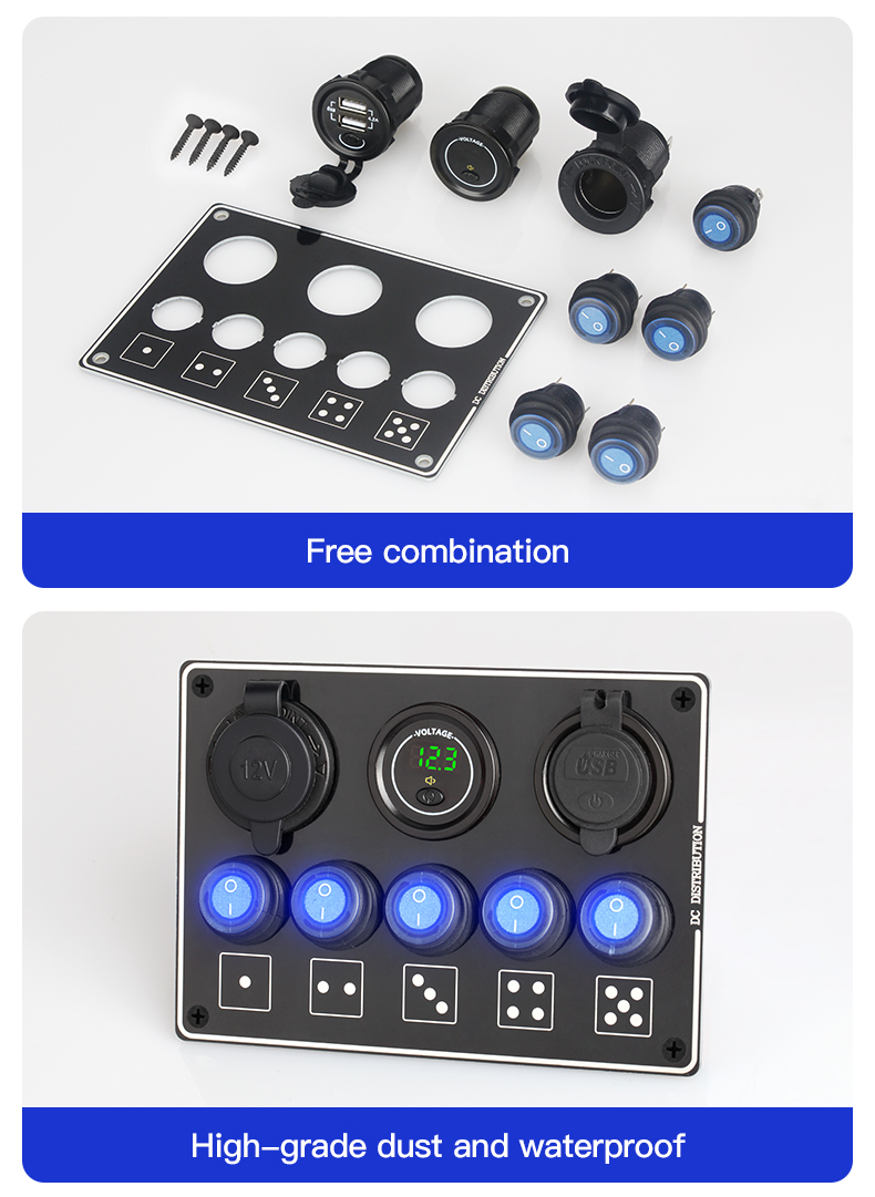 RV switch panel