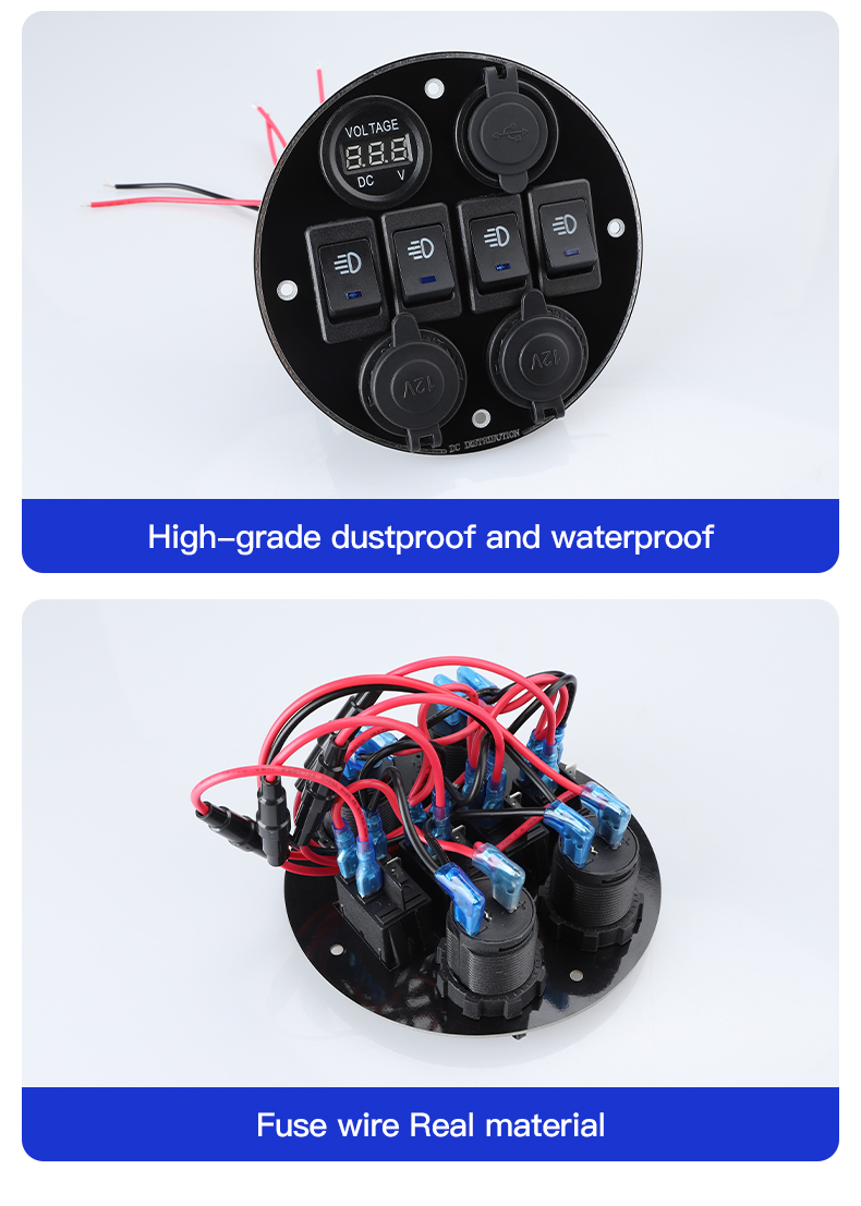 Marine switch panel