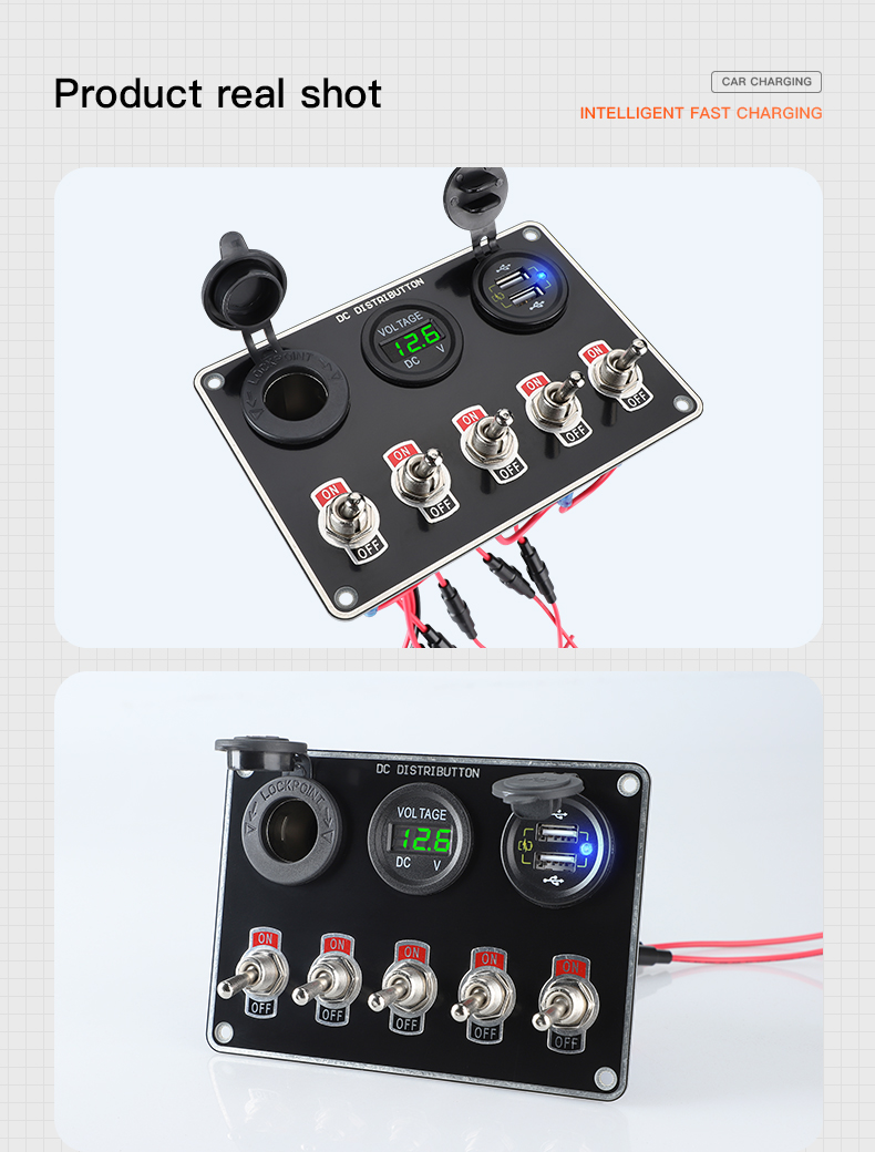 rv control panel switches