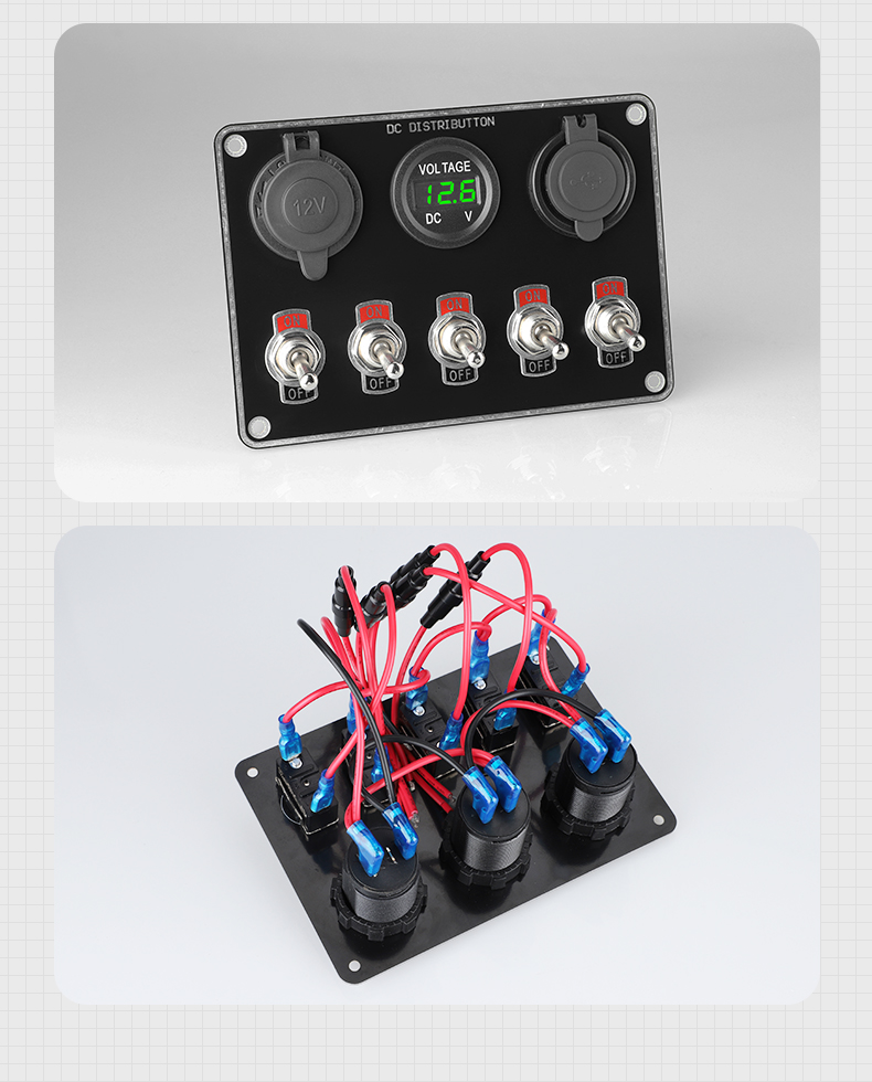 rv control panel switches