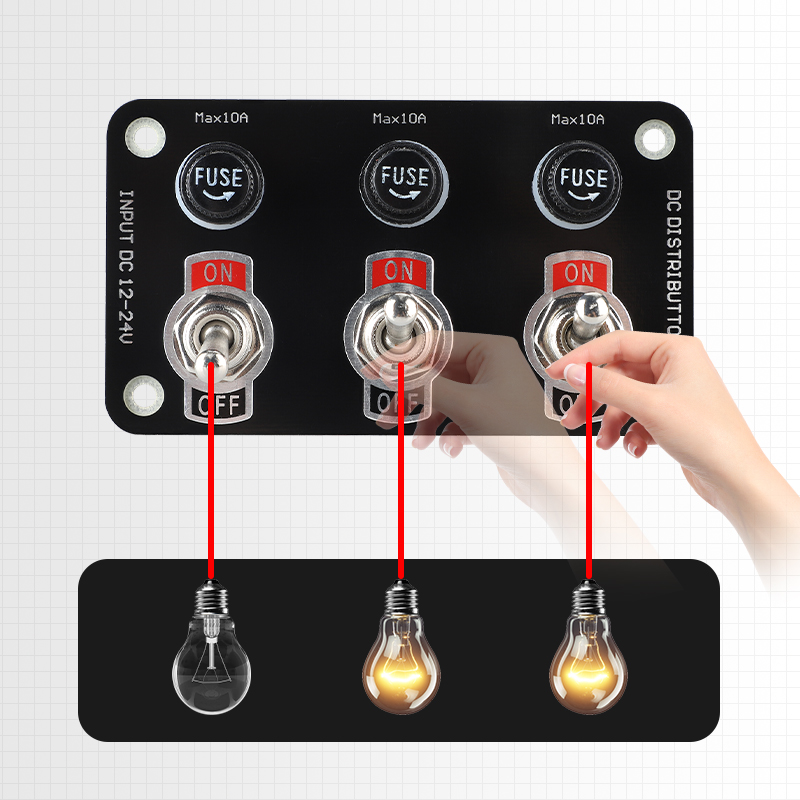 switch panel race car